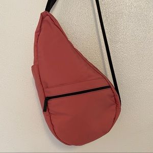 LL Bean AmeriBag Healthy Back Sling Backpack Pink